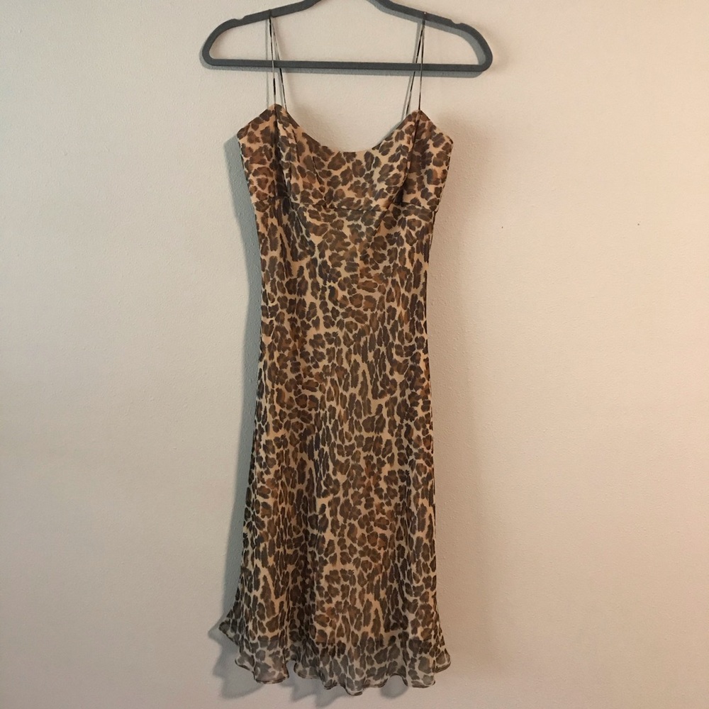 Vintage ABS by Allen Schwartz Cheetah Slip